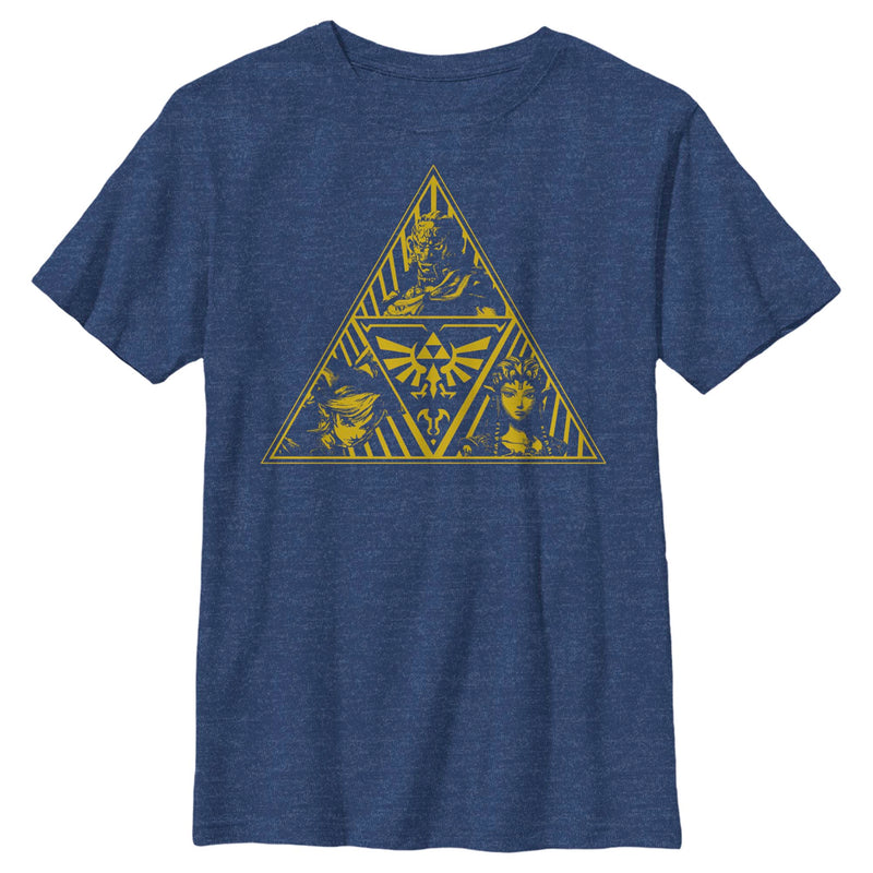 Boy's Nintendo The Legend of Zelda Triforce Characters T-Shirt