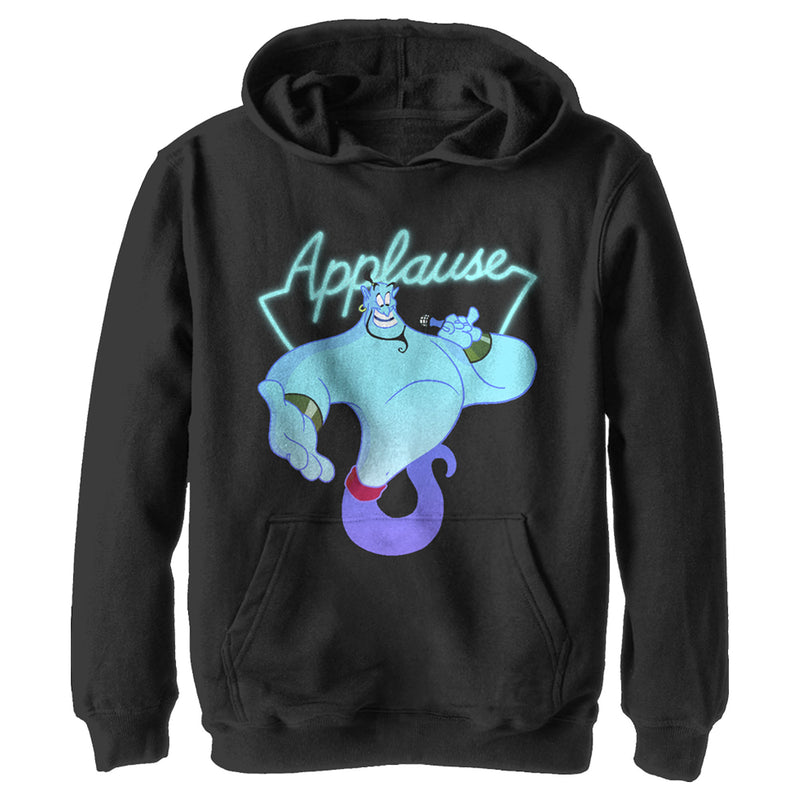 Boy's Aladdin Genie Applause Sign Pull Over Hoodie