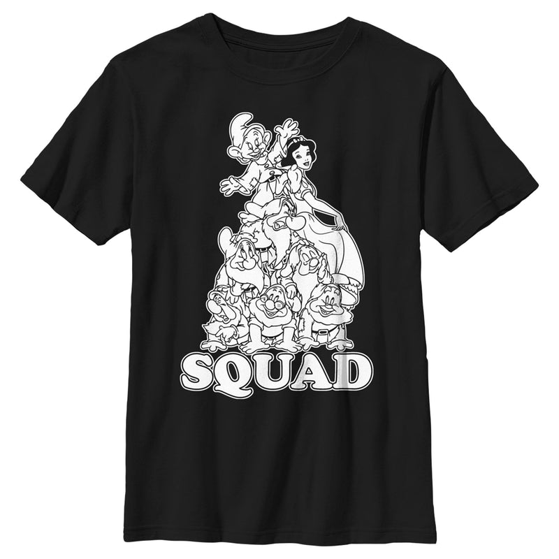 Boy's Snow White and the Seven Dwarfs Squad Goals T-Shirt