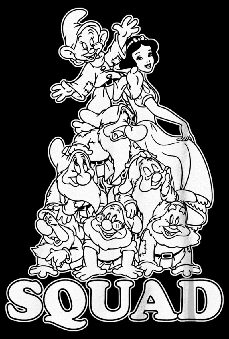 Boy's Snow White and the Seven Dwarfs Squad Goals T-Shirt