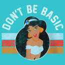 Girl's Aladdin Jasmine Don't Be Basic T-Shirt