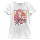 Girl's The Little Mermaid 70s Retro Ariel T-Shirt