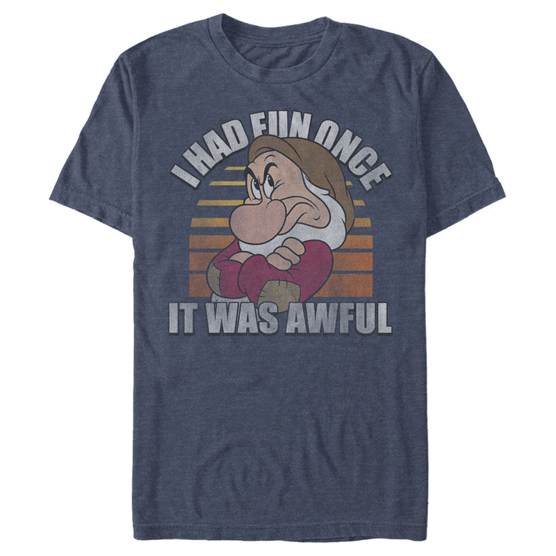 Men's Snow White and the Seven Dwarfs Grumpy Fun Once T-Shirt