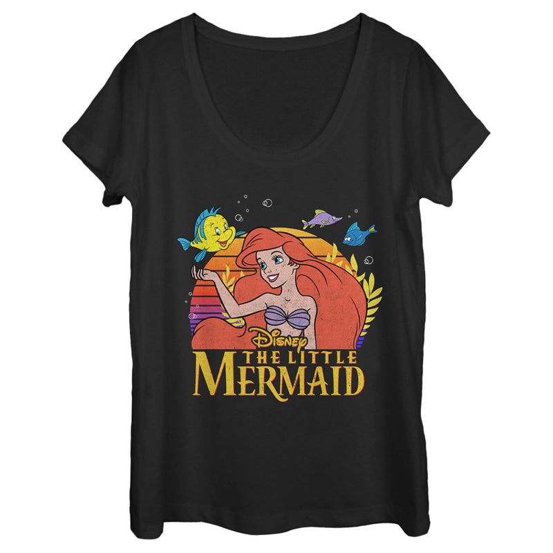 Women's The Little Mermaid Ariel Classic Scoop Neck