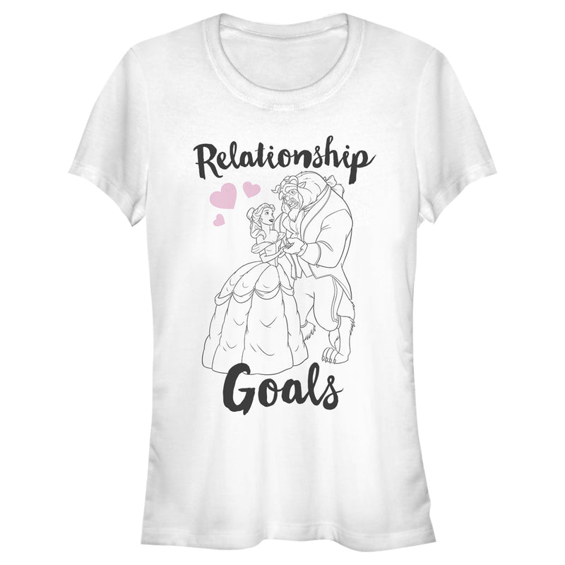 Junior's Beauty and the Beast Belle and Beast Relationship Goals T-Shirt