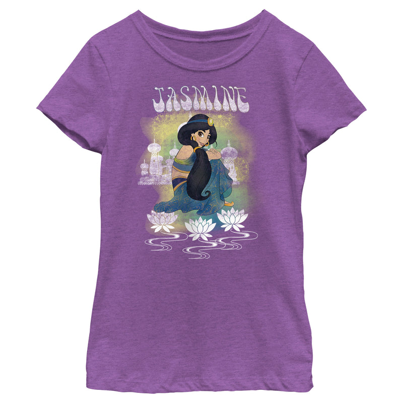 Girl's Aladdin Distressed Jasmine T-Shirt