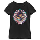 Girl's Aladdin Jasmine Lotus Flower T-Shirt