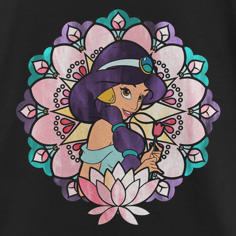 Girl's Aladdin Jasmine Lotus Flower T-Shirt