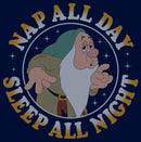 Boy's Snow White and the Seven Dwarfs Nap All Day Sleep All Night T-Shirt