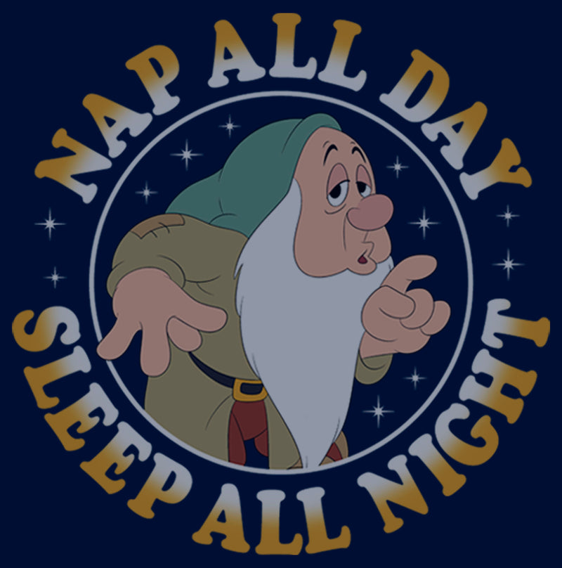 Boy's Snow White and the Seven Dwarfs Nap All Day Sleep All Night T-Shirt
