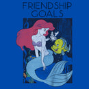 Boy's The Little Mermaid Ariel and Flounder Friendship Goals T-Shirt