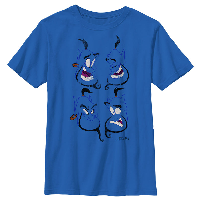 Boy's Aladdin Expressions of Genie T-Shirt