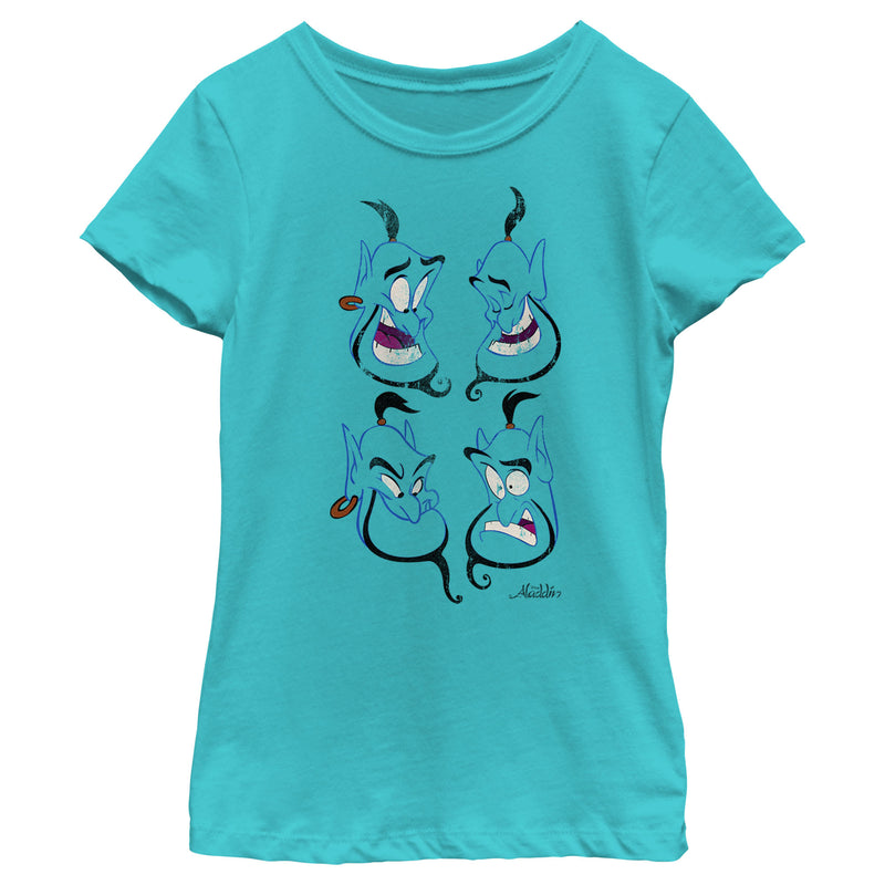 Girl's Aladdin Expressions of Genie T-Shirt