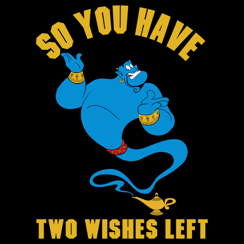 Men's Aladdin Genie Two Wishes Left T-Shirt
