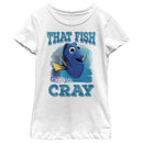 Girl's Finding Dory Cray Cray Fish T-Shirt