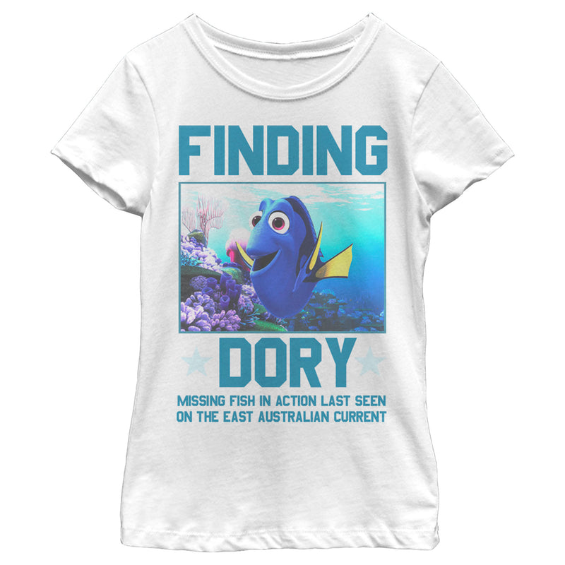 Girl's Finding Dory Missing Fish T-Shirt