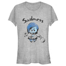 Junior's Inside Out Sadness on Ink T-Shirt