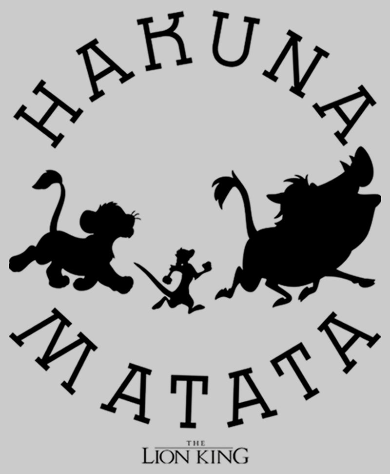 Men's Lion King Hakuna Matata Means No Worries Sweatshirt