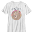 Boy's Lion King Mufasa and Young Simba T-Shirt