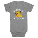 Infant's Lion King Simba Working on My Roar Onesie