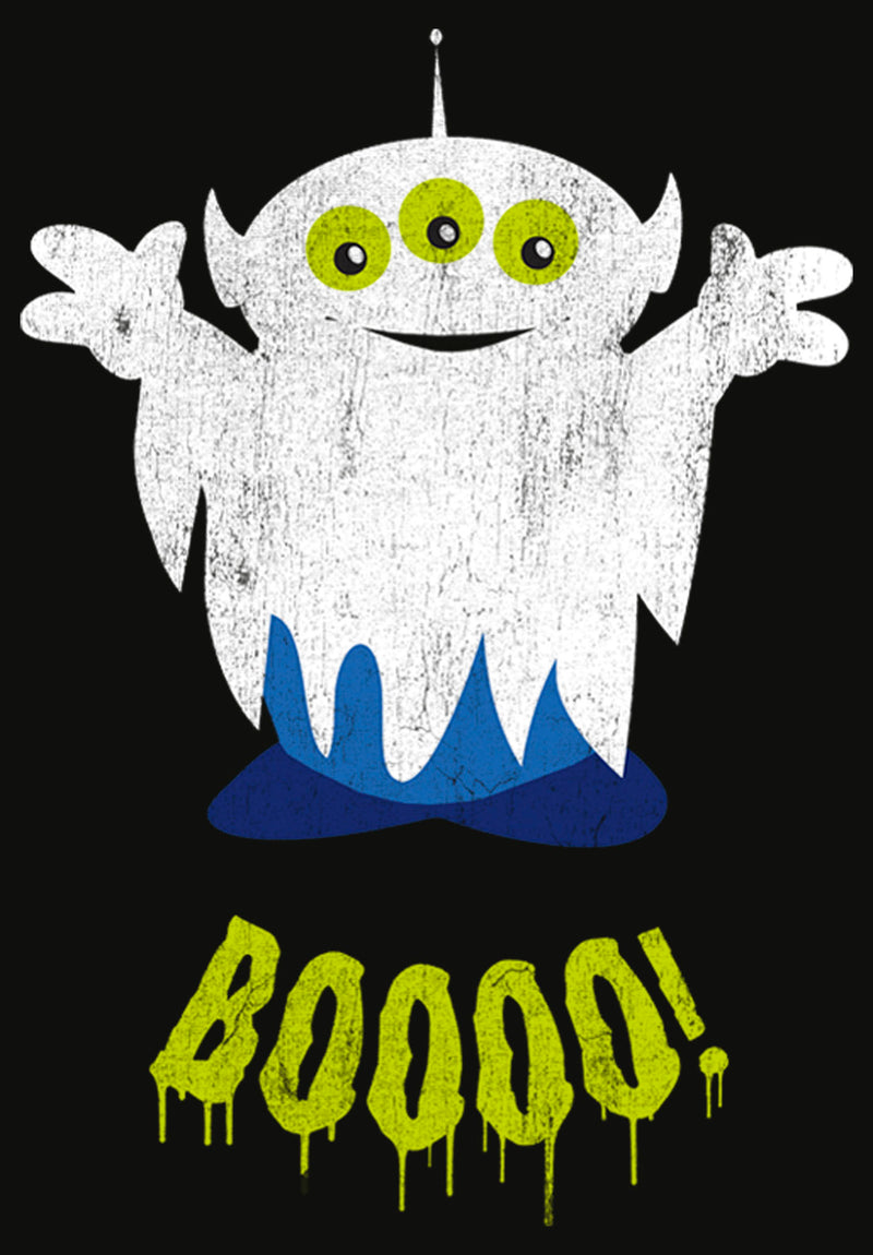 Men's Toy Story Halloween Squeeze Alien Ghost Long Sleeve Shirt