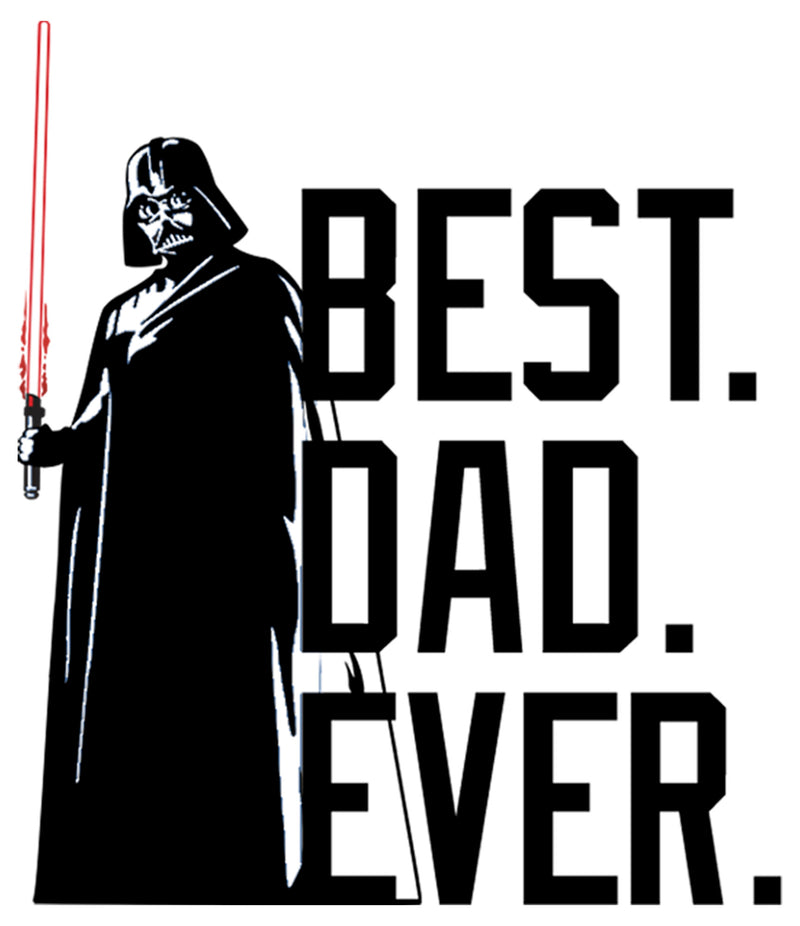 Men's Star Wars Darth Vader Best. Dad. Ever. Baseball Tee