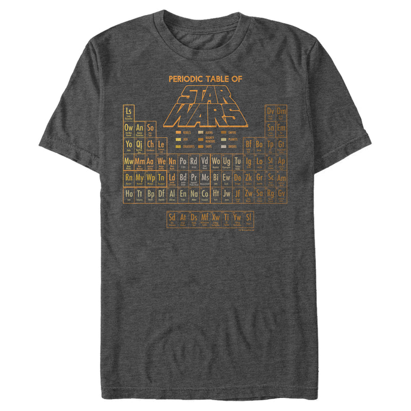 Men's Star Wars Fade Periodic Table of Elements T-Shirt