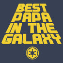 Men's Star Wars Best Papa in the Galaxy Imperial Crest T-Shirt