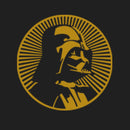 Men's Star Wars Embroidered Darth Vader Gold Circle T-Shirt