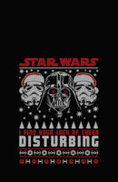 Junior's Star Wars Lack of Cheer Ugly Christmas Sweater Racerback Tank Top