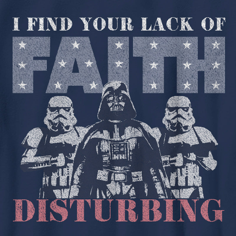 Boy's Star Wars: A New Hope Darth Vader I Find Your Lack of Faith Disturbing T-Shirt