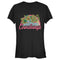 Junior's Teenage Mutant Ninja Turtles Distressed Pink Cowabunga T-Shirt