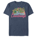 Men's Teenage Mutant Ninja Turtles Distressed Pink Cowabunga T-Shirt