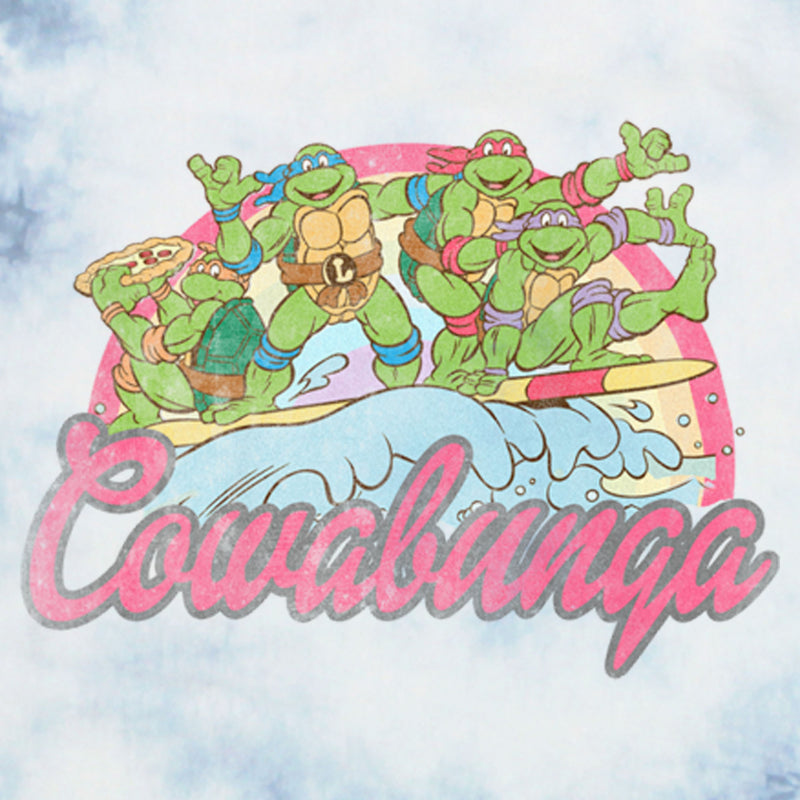 Men's Teenage Mutant Ninja Turtles Distressed Pink Cowabunga T-Shirt