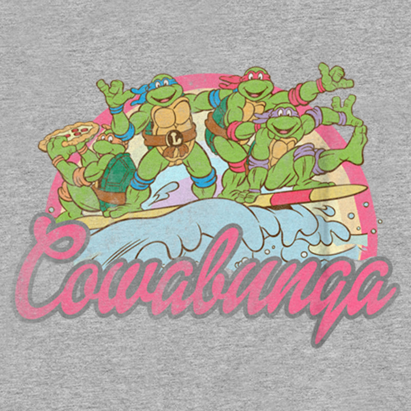 Boy's Teenage Mutant Ninja Turtles Distressed Pink Cowabunga T-Shirt