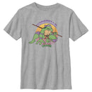 Boy's Teenage Mutant Ninja Turtles Sunset Donatello in Action T-Shirt