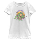 Girl's Teenage Mutant Ninja Turtles Sunset Donatello in Action T-Shirt