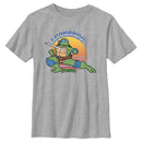 Boy's Teenage Mutant Ninja Turtles Sunset Leonardo in Action T-Shirt