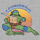 Boy's Teenage Mutant Ninja Turtles Sunset Leonardo in Action T-Shirt