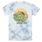 Men's Teenage Mutant Ninja Turtles Distressed Michelangelo in Action T-Shirt