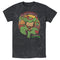 Men's Teenage Mutant Ninja Turtles Distressed Raphael in Action T-Shirt