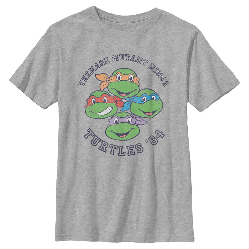 Boy's Teenage Mutant Ninja Turtles Distressed Group '84 T-Shirt