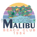 Girl's Teenage Mutant Ninja Turtles Malibu Beach Club 1984 Crew T-Shirt
