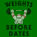 Men's Teenage Mutant Ninja Turtles Weights Before Dates T-Shirt