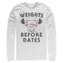 Men's Teenage Mutant Ninja Turtles Weights Before Dates Long Sleeve Shirt