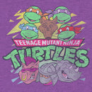 Girl's Teenage Mutant Ninja Turtles Distressed Characters and Villains T-Shirt