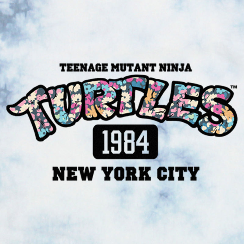 Men's Teenage Mutant Ninja Turtles 1984 New York City Floral Logo T-Shirt