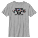 Boy's Teenage Mutant Ninja Turtles 1984 New York City Floral Logo T-Shirt