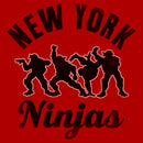 Men's Teenage Mutant Ninja Turtles Distressed New York Ninja Silhouettes T-Shirt