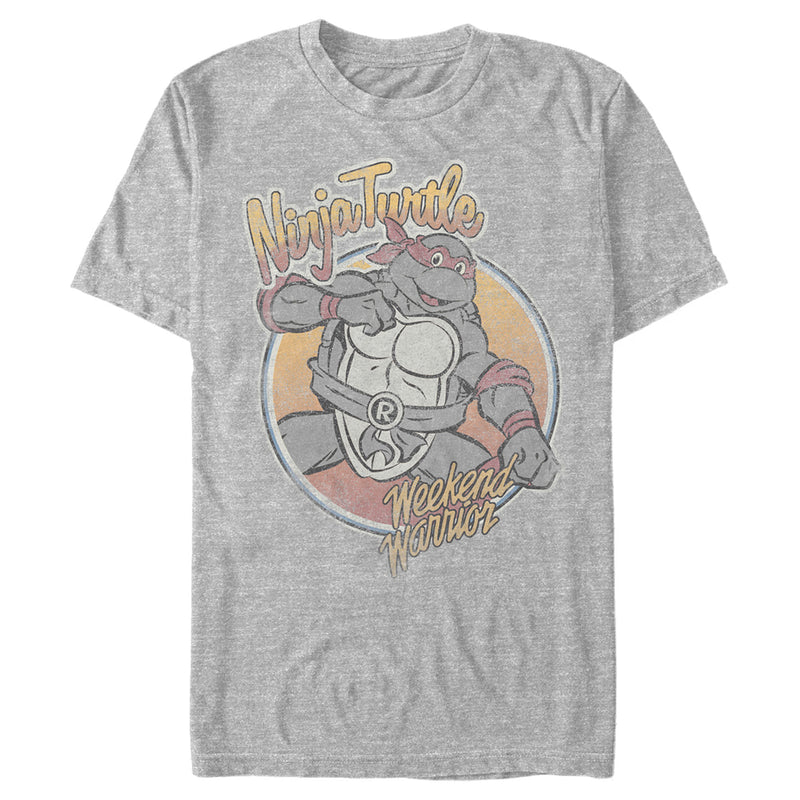 Men's Teenage Mutant Ninja Turtles Distressed Weekend Warrior Raphael T-Shirt